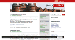 Desktop Screenshot of historyluebeck.de